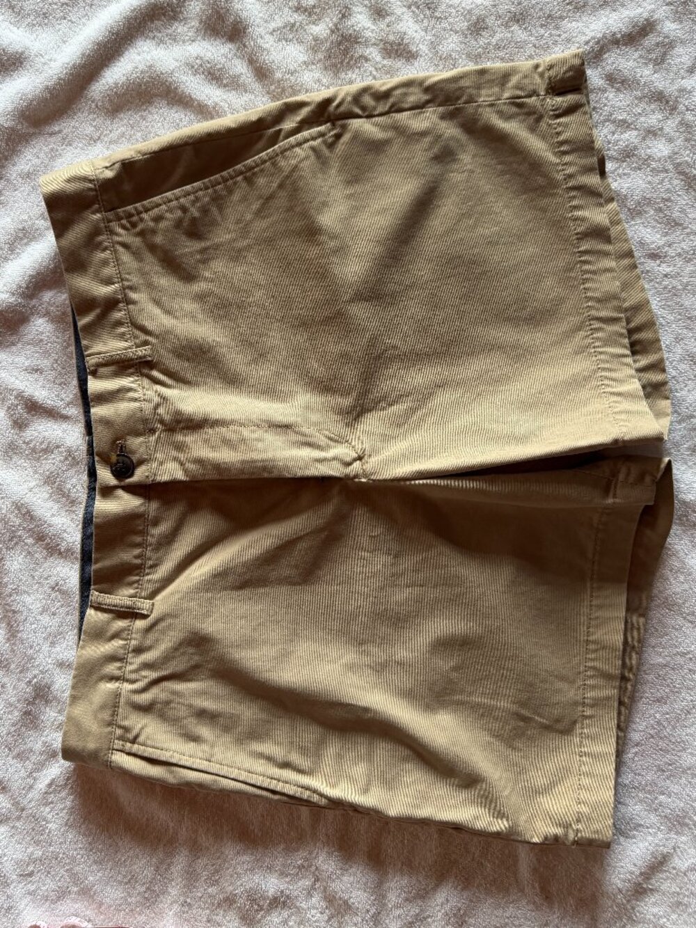 Club Monaco Flat Front Khaki Shorts